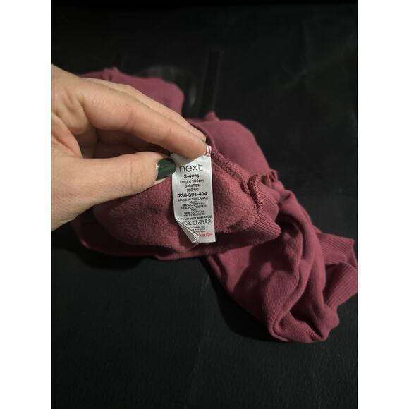 Peppa Pig Suzy Sheep Sweater by Next Maroon Embroidery Cotton Blend Size 3-4Y - Picture 6 of 6